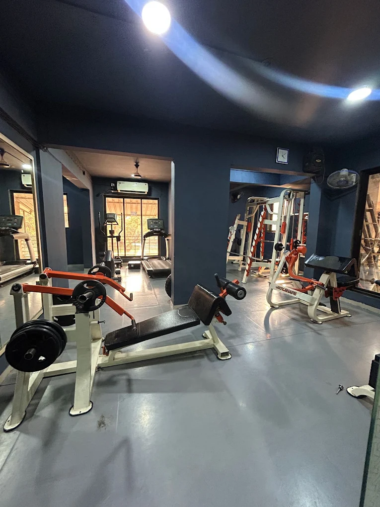 Personal training area with machines and free weights