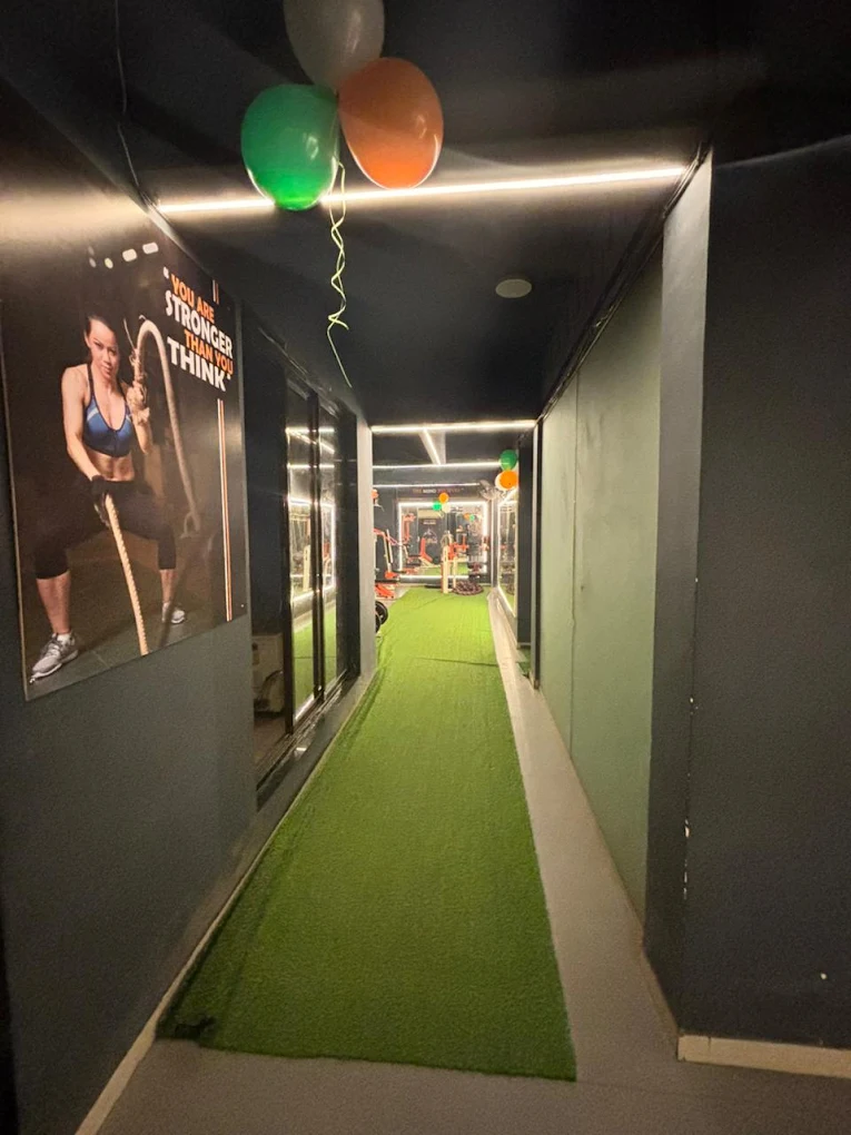 Recovery and mobility training lane inside Iron Beast Gym